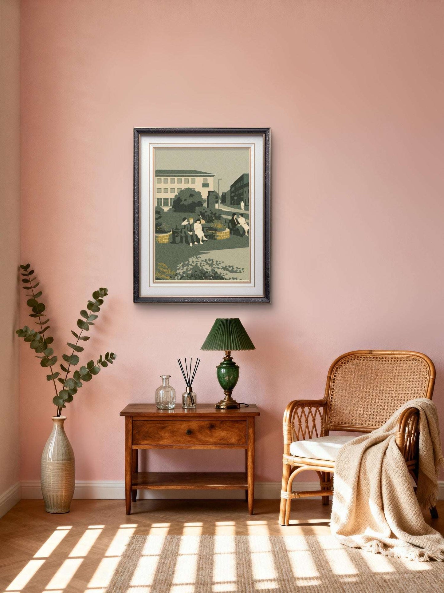 Vintage Narvik – Kikindas Plass Kunsttrykk - HareideART