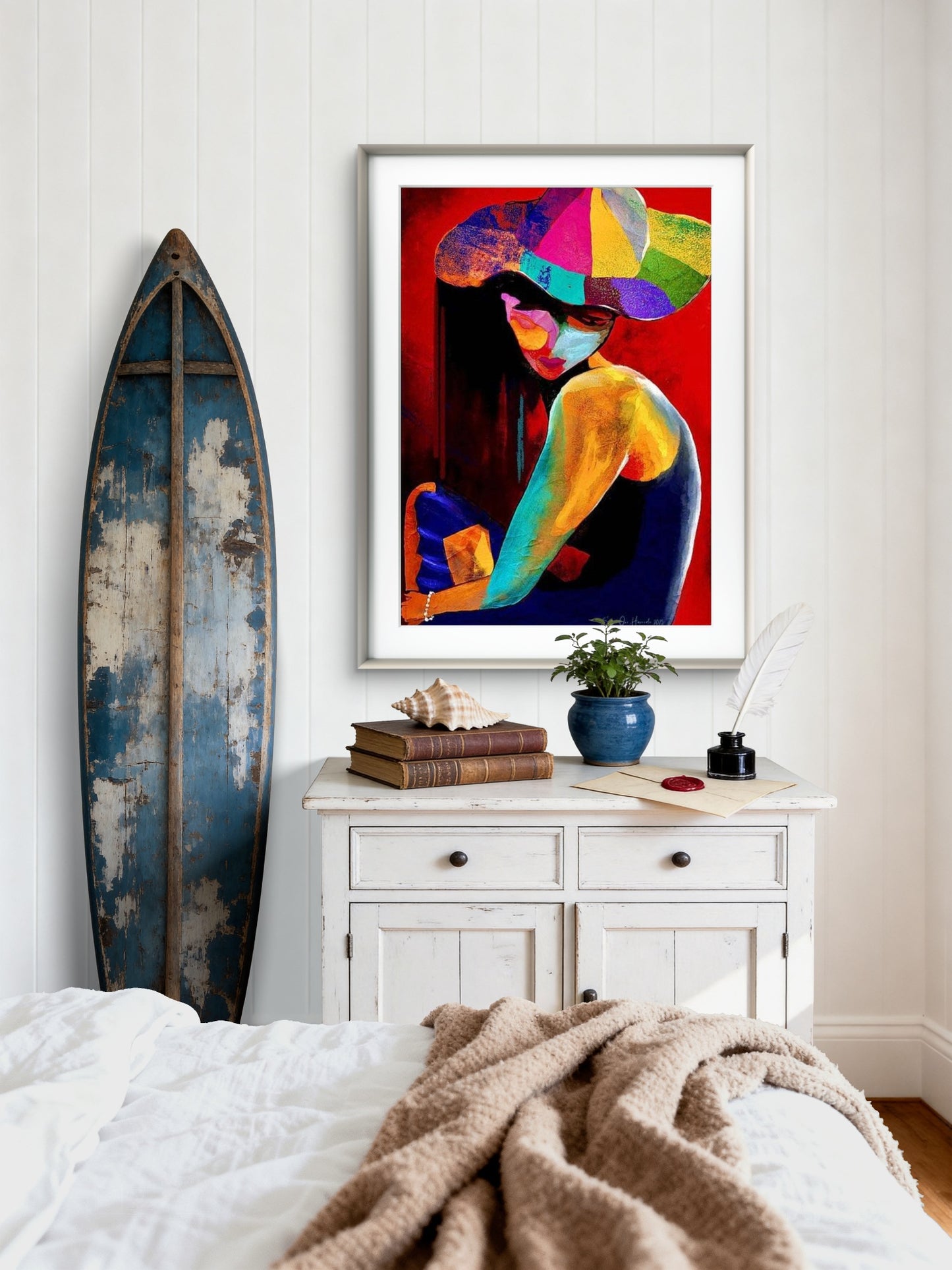 Sommerpiken – signert giclée-trykk
