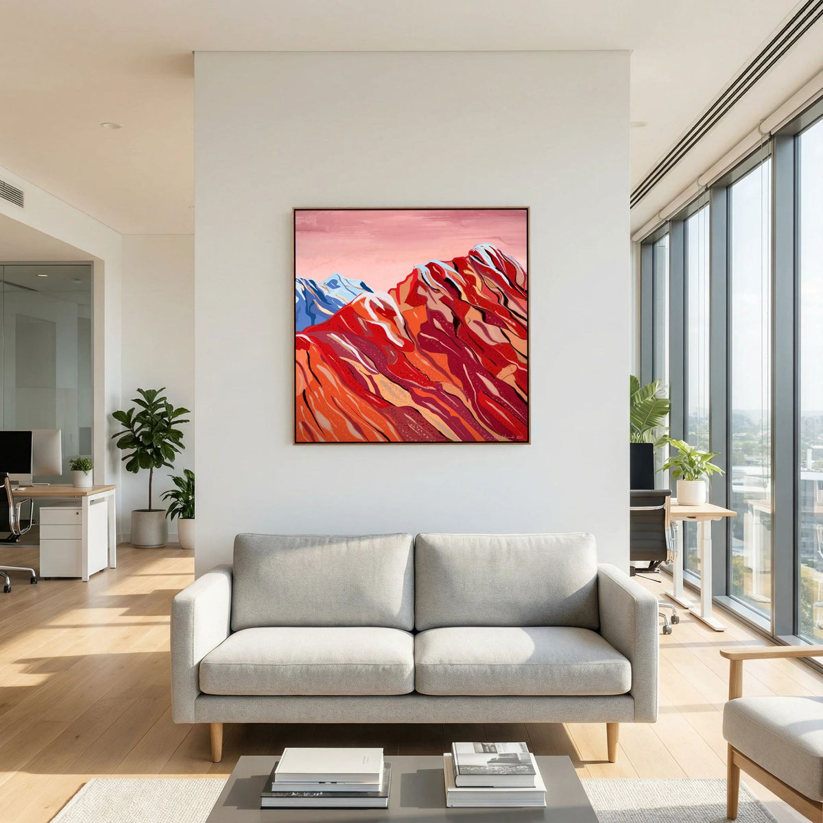 Red mountain