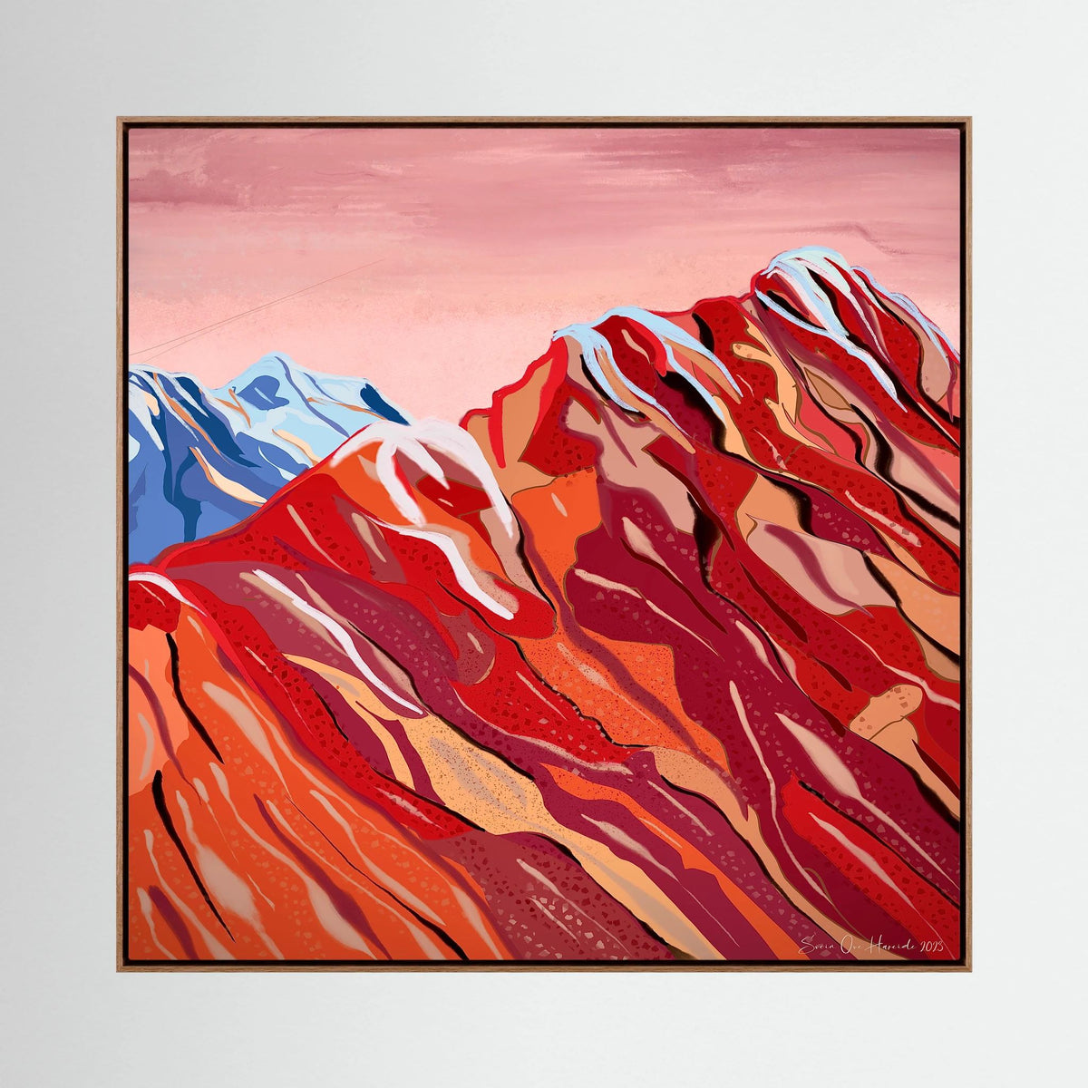 Red mountain