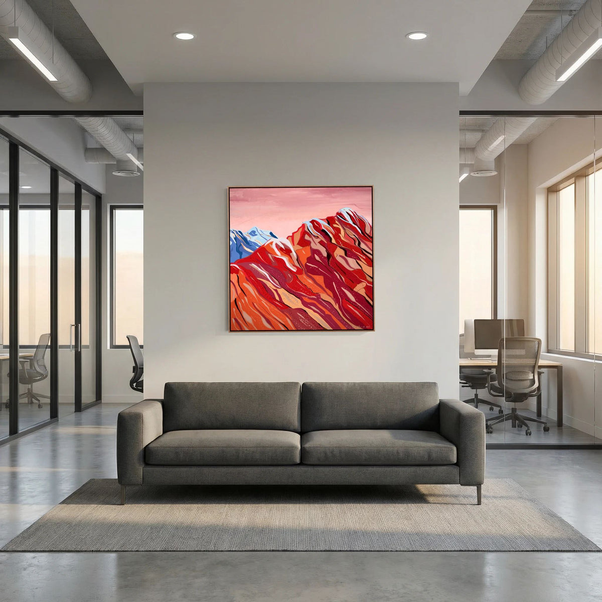 Red mountain