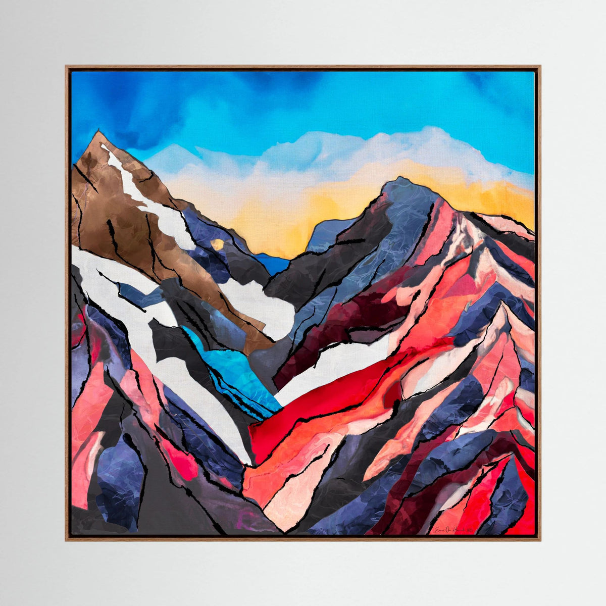Segmented mountain