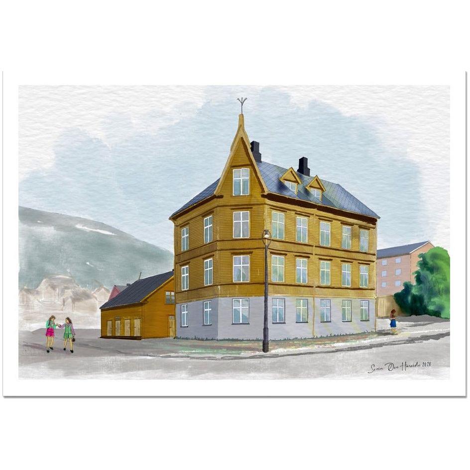 Rønning-gården  uten ramme - HareideART. 